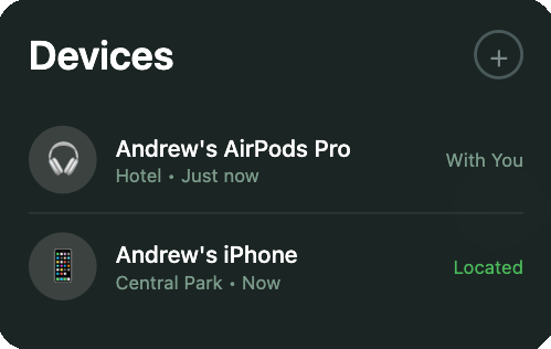Devices List